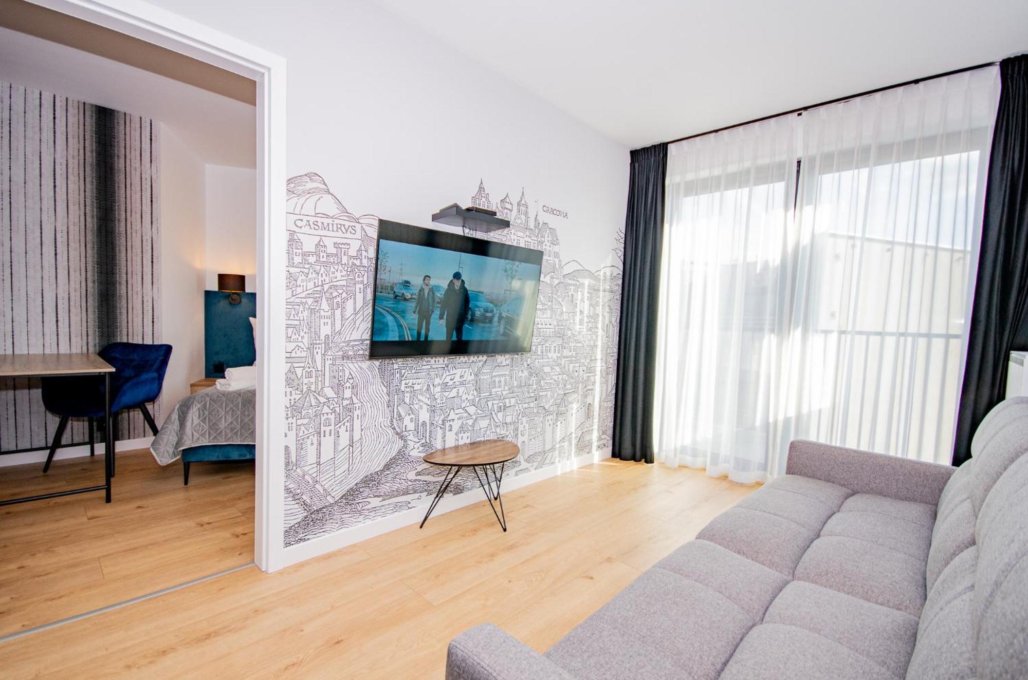 Inpoint Apartments G11 Near Old Town & Kazimierz District & Parking Option Краків Номер фото
